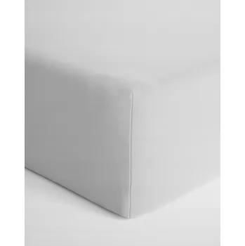 Prostěradlo Prostěradlo s gumou bavlna 90x200 Světle Šedá