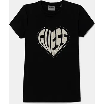 Dětská móda Dětské tričko Guess J5RI46.J1314.PPYA černá 99X, vel. 158-166