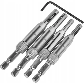 Vrták SAMOCENTRUJÍCÍ VRTÁKY PRO ZÁVĚSY DO DŘEVA HSS 4 KS