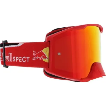 Motocyklové brýle Red Bull Spect motokrosové brýle STRIVE S červené s červeným sklem