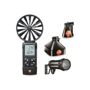 Meteostanice Testo 417 anemometr 0,3-20 m/s, vrtulkový, s měřicími trychtýři, ovládání smartphonem, v pouzdru