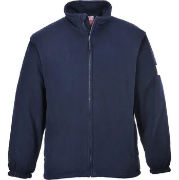 pracovní mikina PORTWEST Mikina Fleece Flame Resistant Anti Static FR30 POR-FR30NARS S Navy