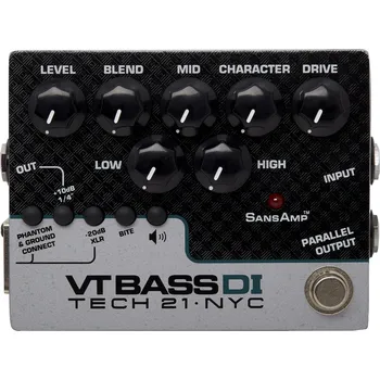 Aparatura pro baskytaru Tech 21 Character Series - VT Bass DI + prodloužená záruka 3 roky
