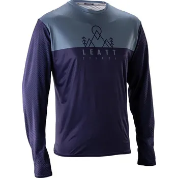 cyklistický dres Dres - LEATT MTB Trail 3.0 Ls 2025 - Galaxy Purple M