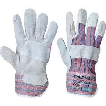 Pracovní rukavice PORTWEST Rukavice Canadian Rigger A210, kombinované POR-A210GRRXXXL 3XL Šedá