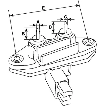 Alternátor Regulátor generátoru HC-Cargo F 032 335 350