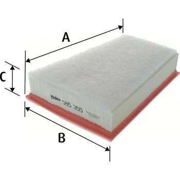 Filtr do auta Vzduchový filtr VALEO 585355
