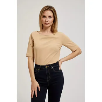 Dámská halenka Béžová halenka Marisse modrá | krémová 2665545