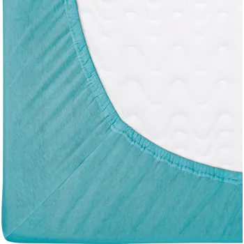 Prostěradlo Prostěradlo jersey s gumou 160x200, tyrkysová barva