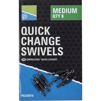 Preston Quick Change swivel Velikost: Medium