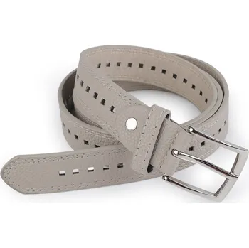 Opasek Dámský / dívčí pásek šíře 2,8 cm, střední, 6 šedá světlá