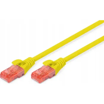 Síťový kabel Digitus CAT6 U/UTP 10m síťový kabel Žlutá U/UTP (UTP)