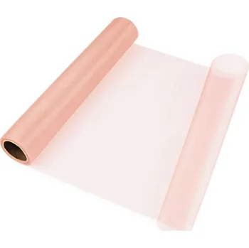 Organza střední lesk šíře 36 cm, střední, 7 pudrovo-lososová