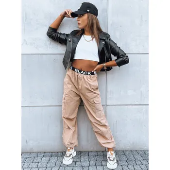 Dámské kalhoty Dámské padákové kalhoty DAVOS UY1670 Barva: Béžová, Velikost: S