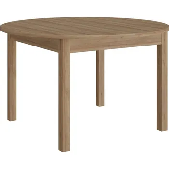 Jídelní stůl Rozkládací kulatý stůl Attention - Forte 130x78.1 cm