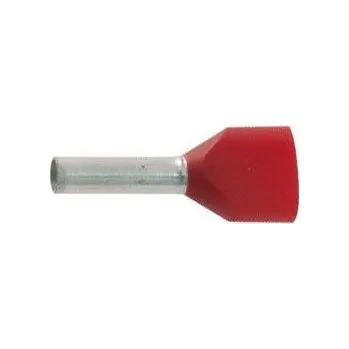 Síťový kabel Dutinka pro dva kabely 1mm2,červená (TE1,0-8)