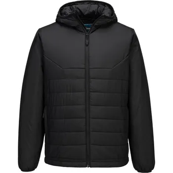 pracovní bunda PORTWEST Bunda S608 Professional Hooded Insulated Baffle POR-S608BKRXXL 2XL Černá