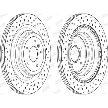Brzdový systém Brzdový kotouč JURID 563017JC