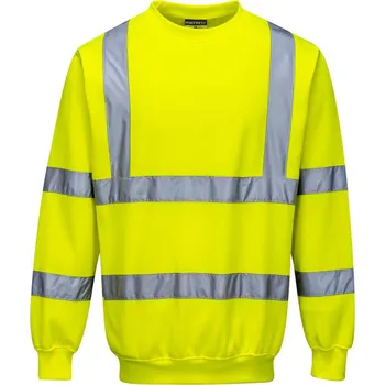pracovní mikina PORTWEST Mikina Hi-Vis B303, reflexní POR-B303YERXL XL Žlutá