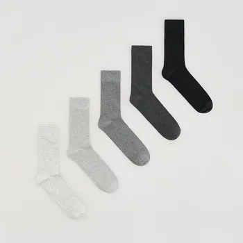 Pánské ponožky Reserved - Sada 5&nbsp;párů ponožek - tmavě šedá - 607HQ-90X - 607HQ-90X-39R