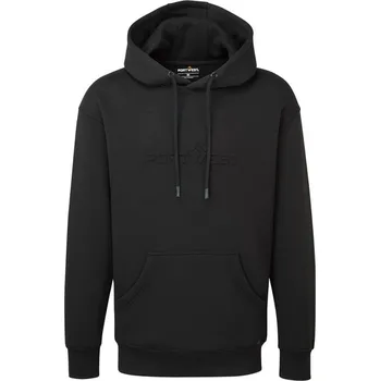 pracovní mikina PORTWEST Mikina B331 s kapucí a reliéfem POR-B331BKRXXL 2XL Černá