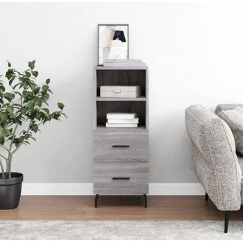 Příborník do zásuvky Nábytek XL Příborník šedý sonoma 34,5 x 34 x 90 cm kompozitní dřevo 828690