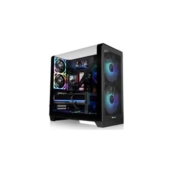 PC skříň THERMAL TAKE Case View 390 Air, ATX, Průhledná bočnice, 2x 120mm Fan, černá