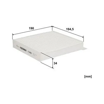 Autodíl Filtr, vzduch v interiéru FILTRON K 1464