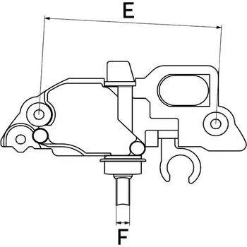 Alternátor Regulátor generátoru HC-Cargo F 032 332 132