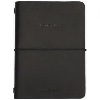 Zápisník RILLA Zápisník z veganské kůže Monk & Anna TO REMEMBER linkovaný, M black