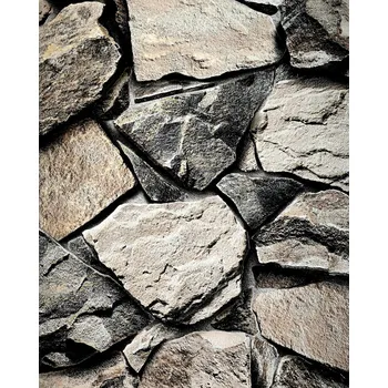 Fototapeta Tapeta na zeď imitace přírodního kamene 3D béžová hnědá zlatá vliesová