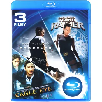 Blu-ray film Tomb Raider / Strzelec / Eagle Eye Blu-ray disk