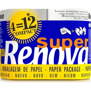 Toaletní papír Suchý toaletní papír bez vůně Renova 4 ks