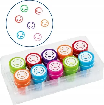 Dětské razítko Motivační razítka s neutrálními smajlíky