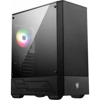 PC skříň Počítačová Skříň pro počítač MSI MAG Forge 110R Midi Tower ATX Okno Černá