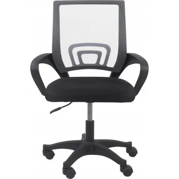 ERGONOMICKÁ DĚTSKÉ KŘESLO OTOČNÁ KANCELÁŘSKÁ ŽIDLE LILY ŠEDO-ČERNÁ