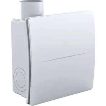 ventilátor do koupelny AERAULIQA QXD80T radiální ventilátor 75 mm, nástěnný/stropní, s časovačem a zpětnou klapkou