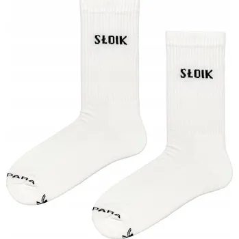 Pánské ponožky TakaPara Ponožky bílé velikost 41-45