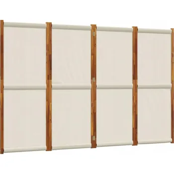 Paraván Paraván Lite Akáciové dřevo 280x180 Světle šedý