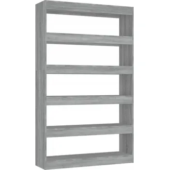 Knihovna Knihovna šedá dub sonoma 100 x 30 x 166 cm s možností montáže