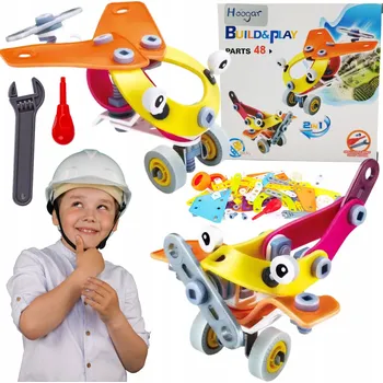 ostatní stavebnice Build Play Stavebnice Malý inženýr 48 dílků