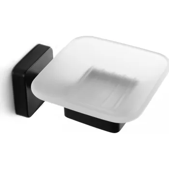 CONCEPT 150 mýdlenka, nástěnná, sklo, černá