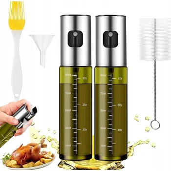 Nádoba na olej a ocet 2 x ROZPRAŠOVAČ NA OLEJ A OCET, ROZPRAŠOVAČ DÁVKOVAČ VE SPREJI 100 ml