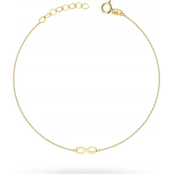 Náramek ZLATÝ NÁRAMEK ryzost 585 Znak Nekonečna 14k