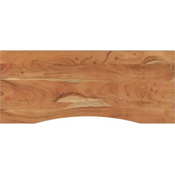 Dřevěná deska k psacímu stolu z akácie 120 x 50 x 2,5 cm, přírodní barva