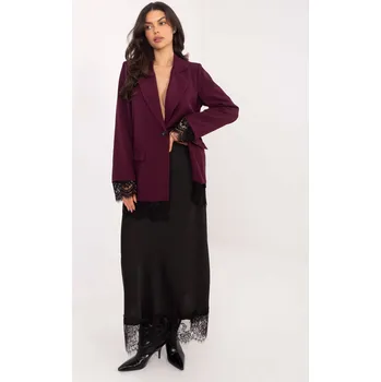 Dámské sako IT MA blejzr FL9916 1.07P tmavě červený jedna velikost