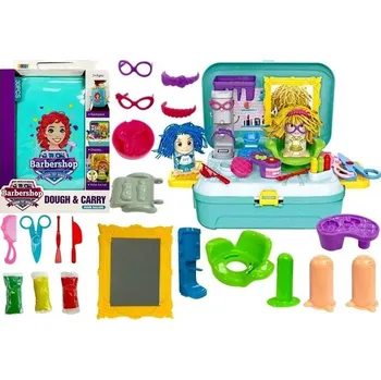 Modelovací hmota Kadeřnická sada kufřík Modelína 30 dílů