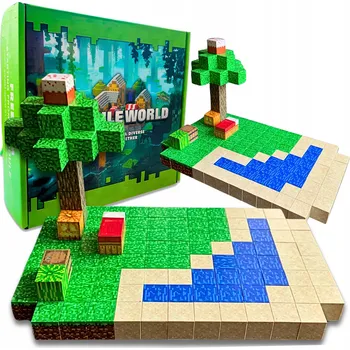 ostatní stavebnice Sada Magnet Stavebnice pro vzdělávání, 128 ks + postavy