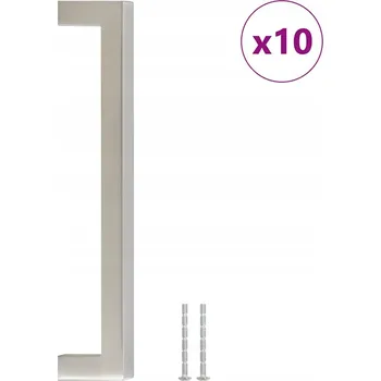 Nábytkové kování Nábytková úchytka nerezová ocel kartáčovaná 172x12x35mm stříbrná