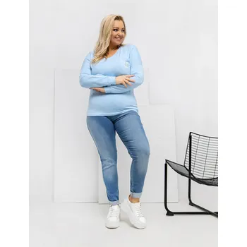 Dámská halenka Halenka RV BZ A 161.63 světle modrá jedna velikost